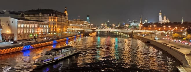 фото ночная прогулка по москве-реке