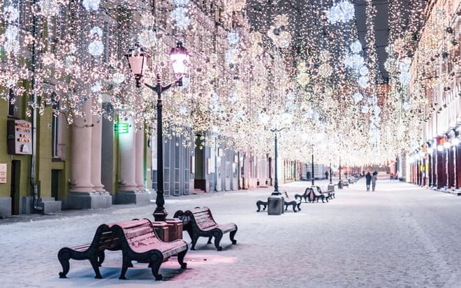 фото новогодние праздники в москве
