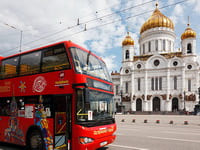 фото двухэтажный автобус москва